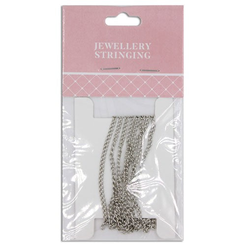 Chain Twisted Oval Link Mini 1m 3x2mm Dk Silver