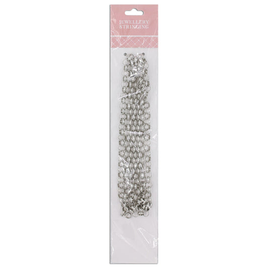 Chain Thick Round Link 6mm 1m Dark Silver