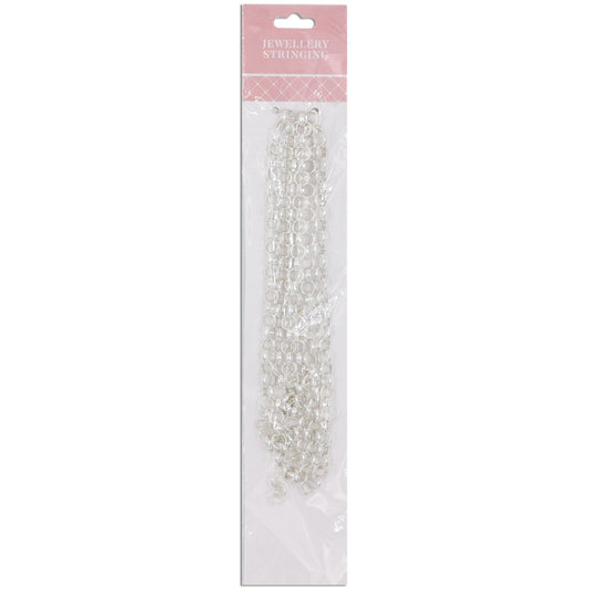 Chain Thick Round Link 6mm 1m Bright Silver