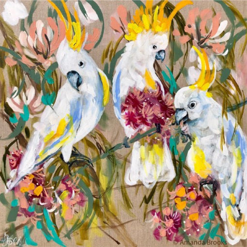 Coaster White Cockatoo & Gum