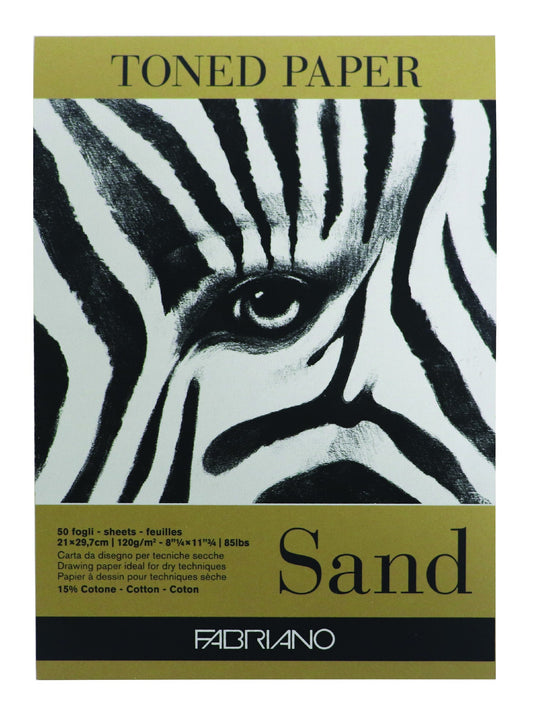 Fabriano Toned Pad 120Gsm A4 Sand 50 Shts