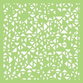 Kc 6x6" Designer Template - Tiny Triangles