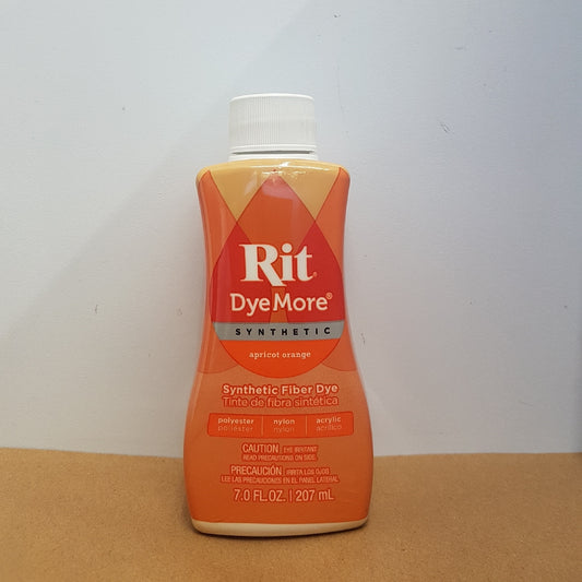 Rit Dye Rit Fabric Liquid Dye Synthetic 7oz (207ml) Dyemore - Apricot Orange