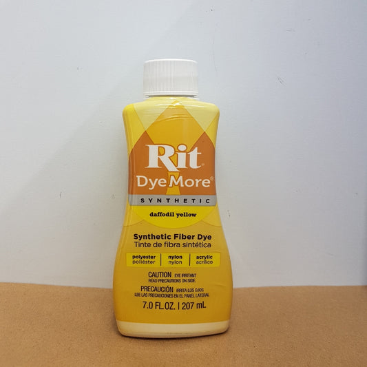 Rit Dye Rit Fabric Liquid Dye Synthetic 7oz (207ml) Dyemore - Daffodil Yellow
