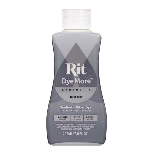 Rit Dye Rit Fabric Liquid Dye Synthetic 7oz (198ml) Dyemore - Frost Grey