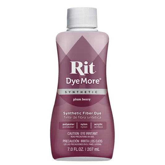 Rit Dye Rit Fabric Liquid Dye Synthetic 7oz (207ml) Dyemore - Plum Berry