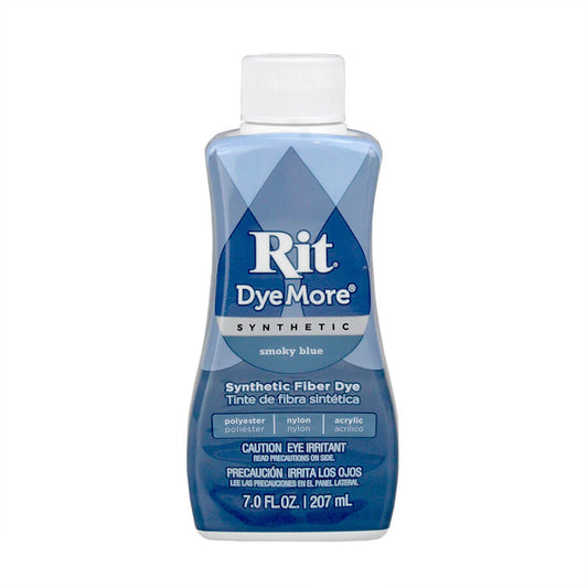 Rit Dye Rit Fabric Liquid Dye Synthetic 7oz (207ml) Dyemore - Smoky Blue