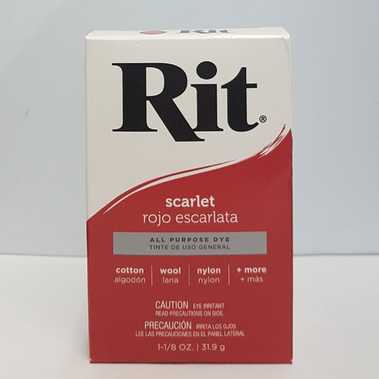 Rit Dye Rit Fabric Powder Dye All-purpose 1.125oz (31.9g) Scarlet