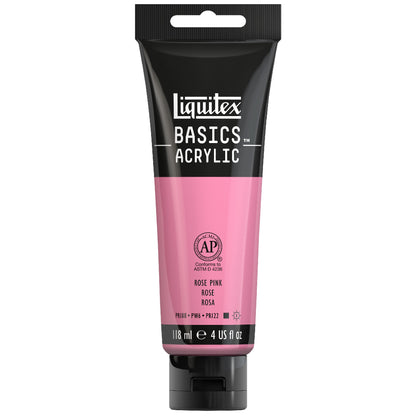 Liquitex Basics Acrylic 118ml Rose Pink