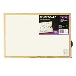 Whiteboard With Marker 45 X 30cm