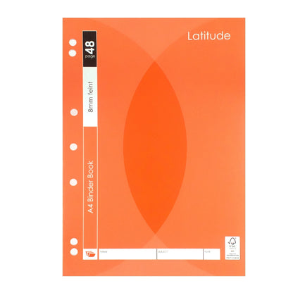 Book Binder A4 8mm Ruled 48pg 210x297mm P7.1 Fsc Mix 70%