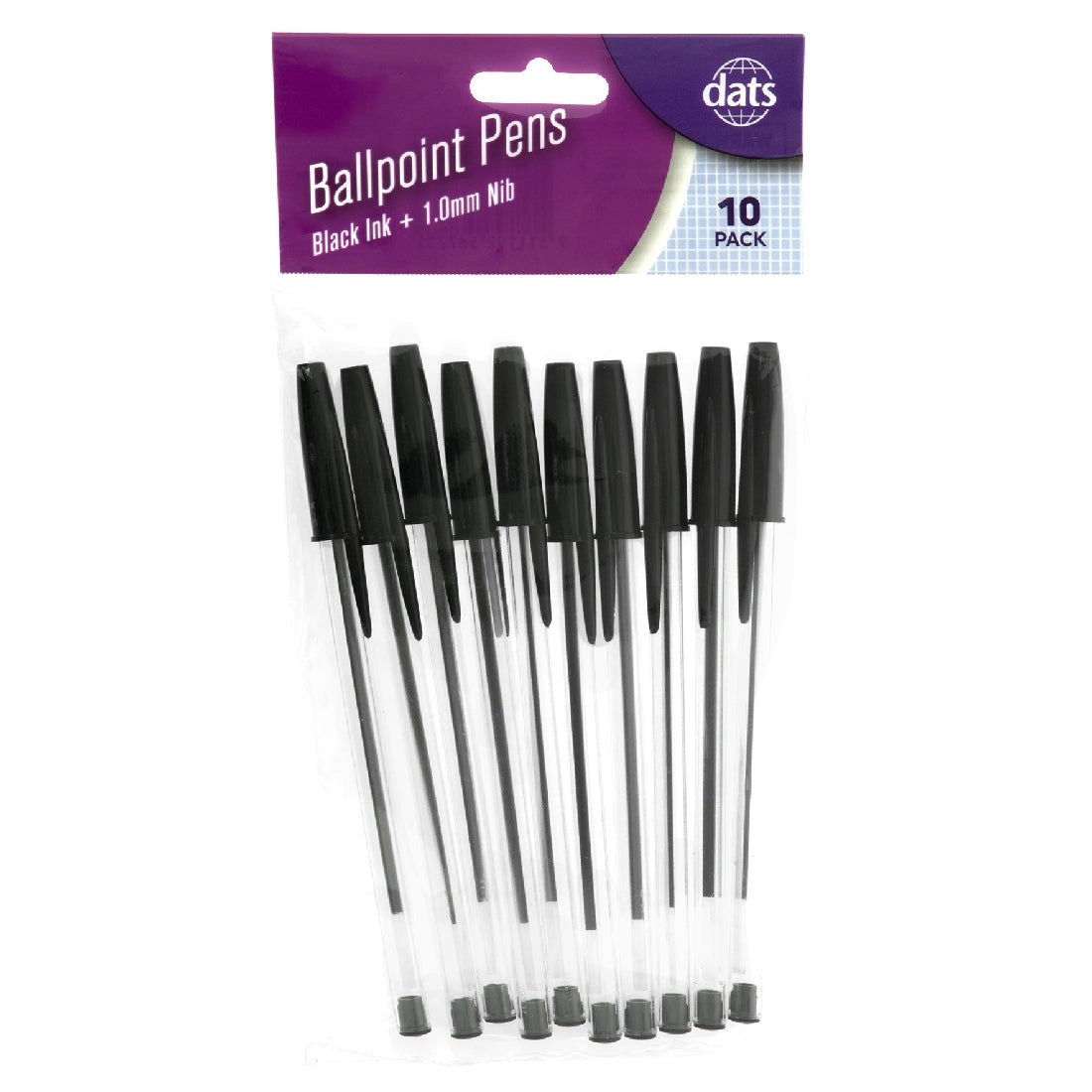 Ballpoint Pens 10pkt Black