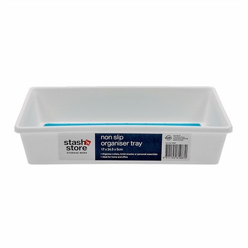 Shelf Organiser Tray Tpr Non-slip 17x24.5x5cm