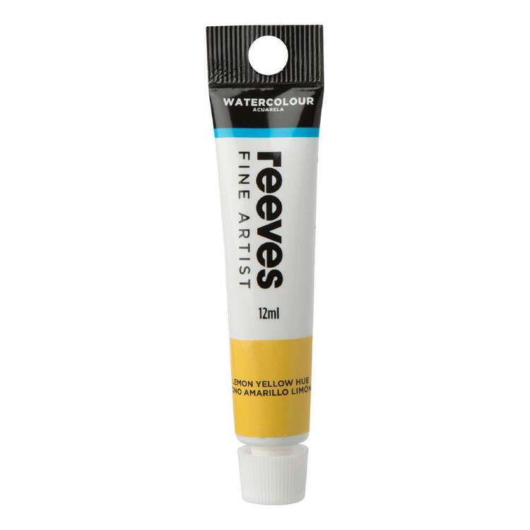Yellow Material Reeves Reeves Fine Artist Watercolour 12ml Lemon Yellow Hue – Offline Ulladulla