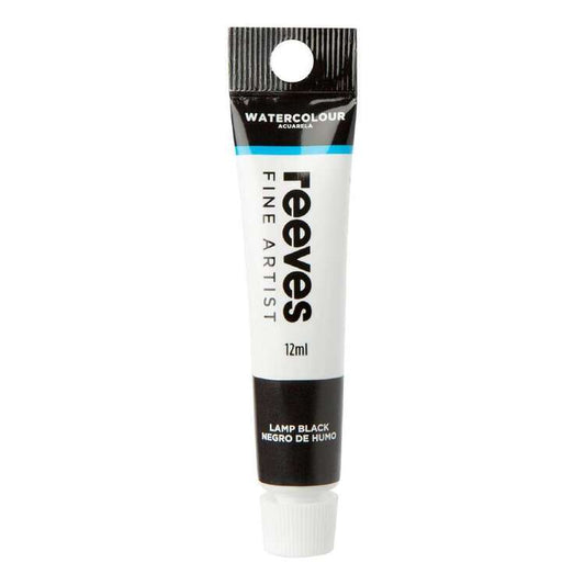 Reeves Fine Artist Watercolour 12ML LAMP BLACK