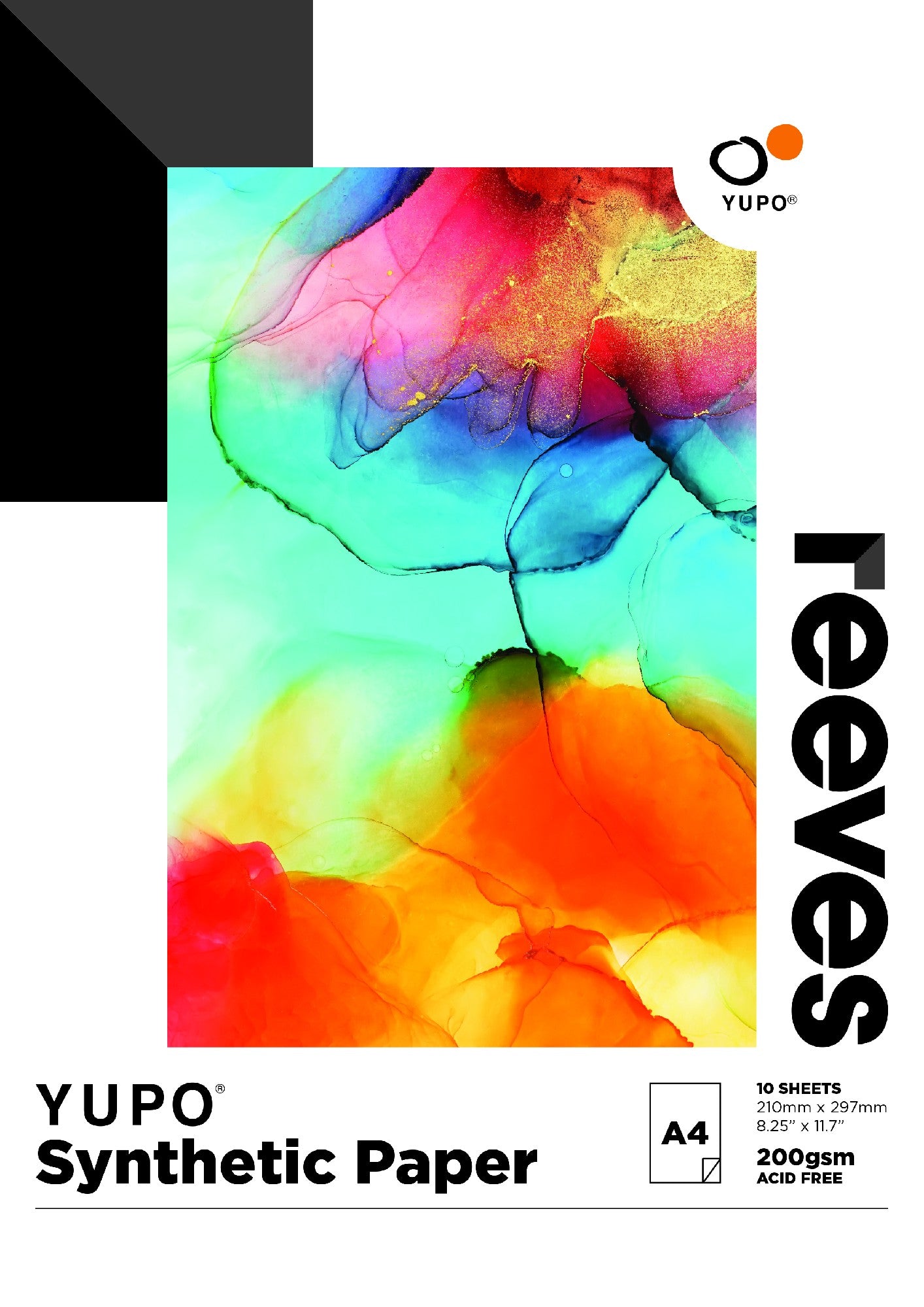 Reeves Yupo Paper 200gsm 10 Sht A4 Pad