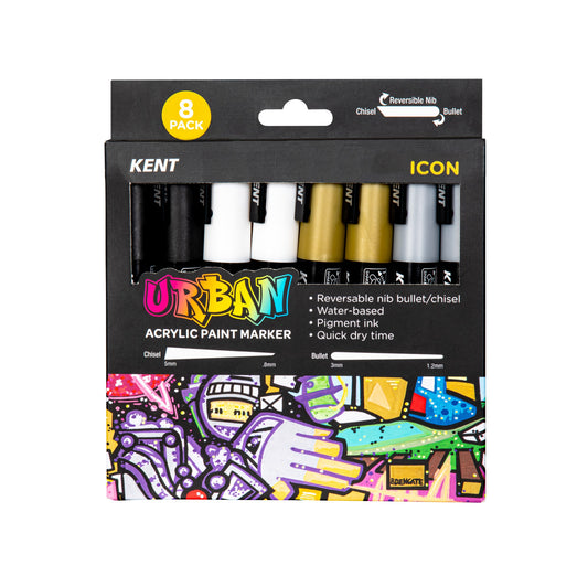 Kent Urban Paint Marker Icon Pk 8