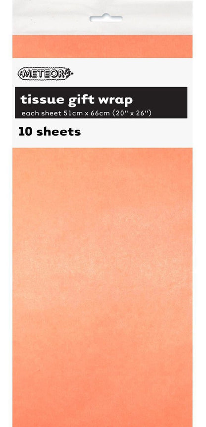 TISSUE PAPER 51x66CM 10PK - ROSE GOLD