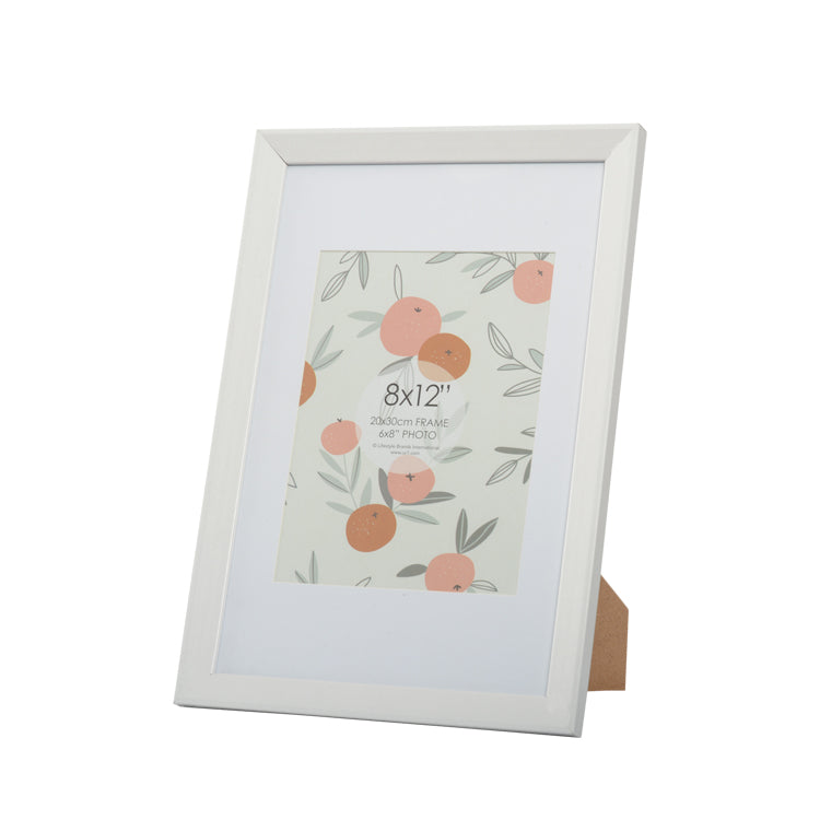 Finny 8x12 Inch White With 6x8 Inch Opening