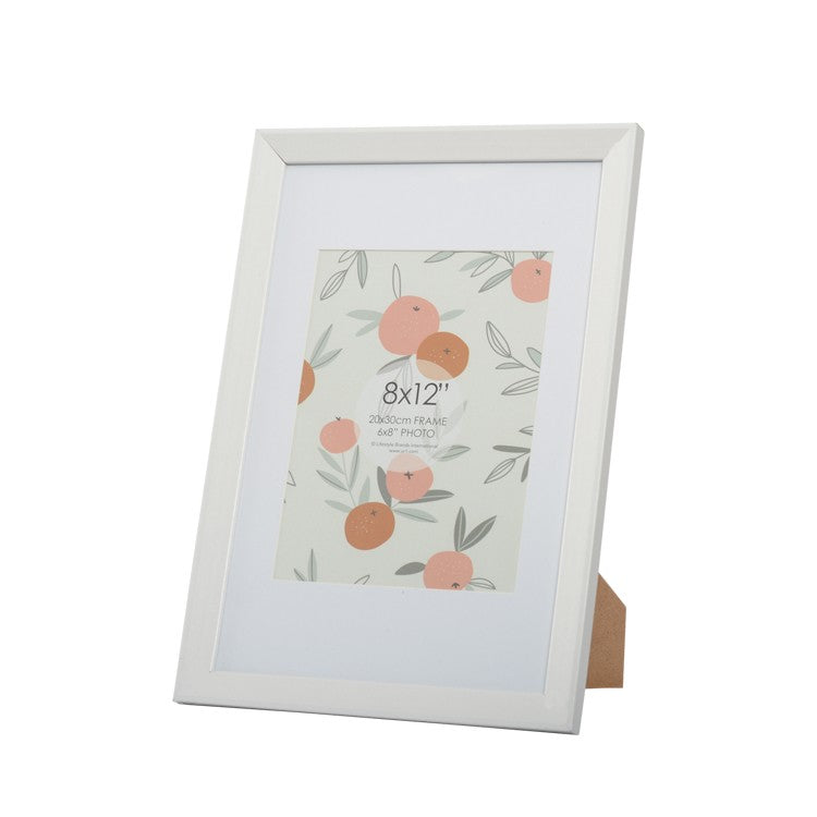 Finny 8x12 Inch White With 6x8 Inch Opening