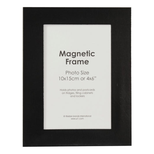 Photo Magnet 4x6 Inch Black In Pdq