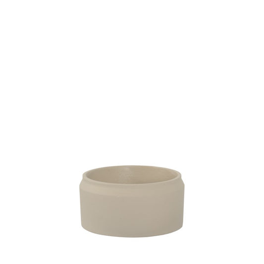 Tessa Planter Pot 15.5 X 7.5cm Warm Grey