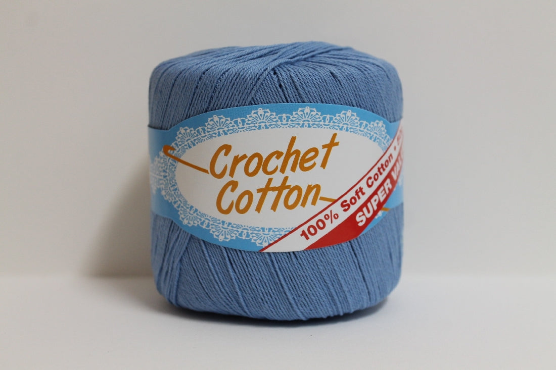 Crochet Cotton 4ply 50g Sky Blue