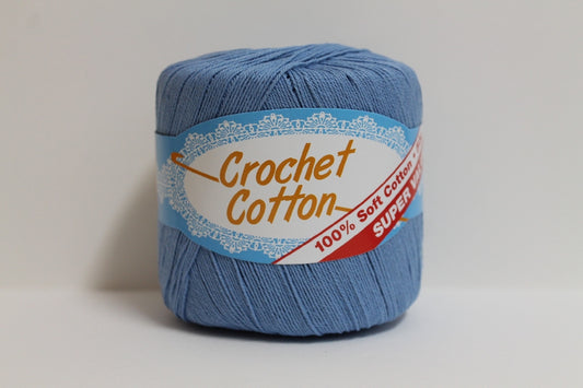 Crochet Cotton 4ply 50g Sky Blue