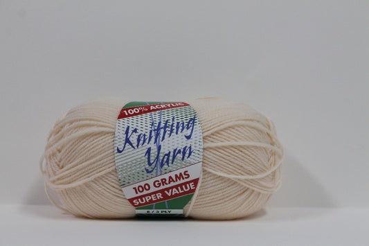 Knitting Yarn 8ply 100g Flesh