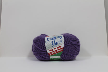 Knitting Yarn 8ply 100g Violet