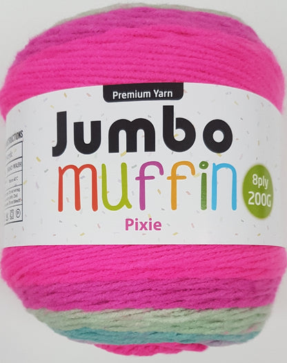 Muffin Yarn 8ply 200g Pixie