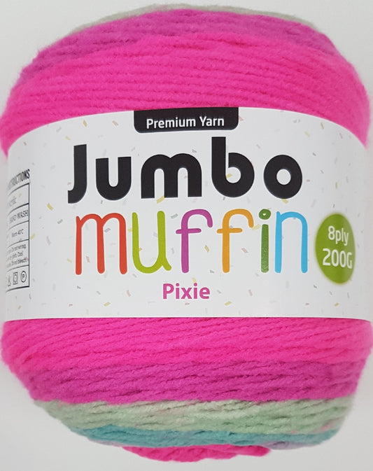 Muffin Yarn 8ply 200g Pixie