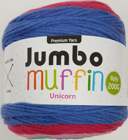 Muffin Yarn 8ply 200g Unicorn