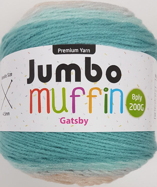 Muffin Yarn 8ply 200g Gatsby