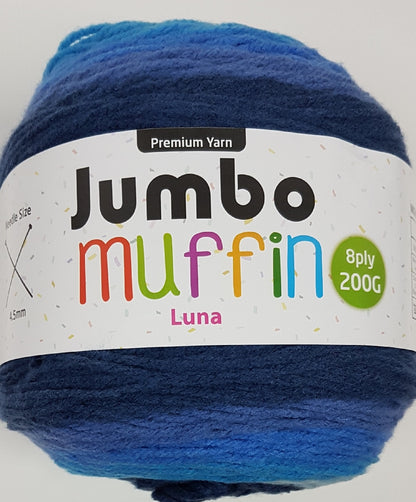 Muffin Yarn 8ply 200g Luna