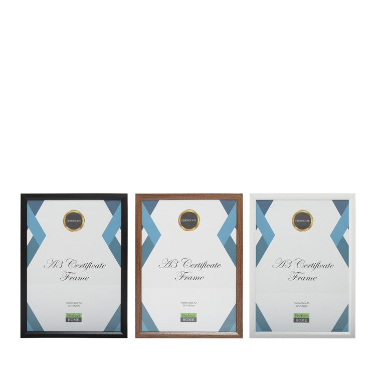 Award A3 Certificate Frame 3 Assorted Colours