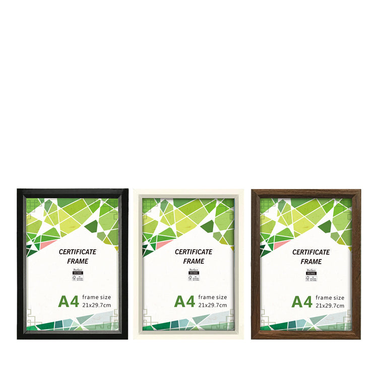 Award A4 Certificate Frame - 3 Assorted FSC Mix