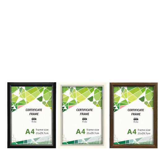 Award A4 Certificate Frame - 3 Assorted FSC Mix
