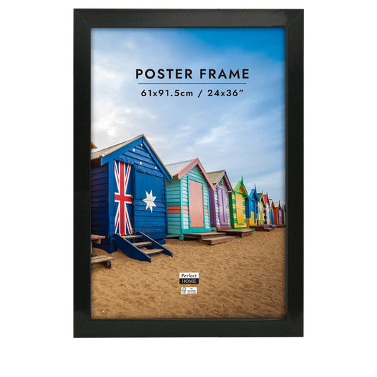 Brighton 24x36 Inch Poster Frame Black FSC Mix