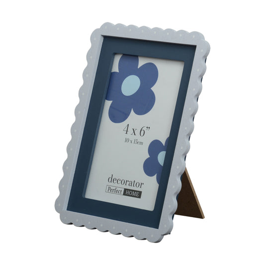 Aria 4x6 Inch Photo Frame Blue