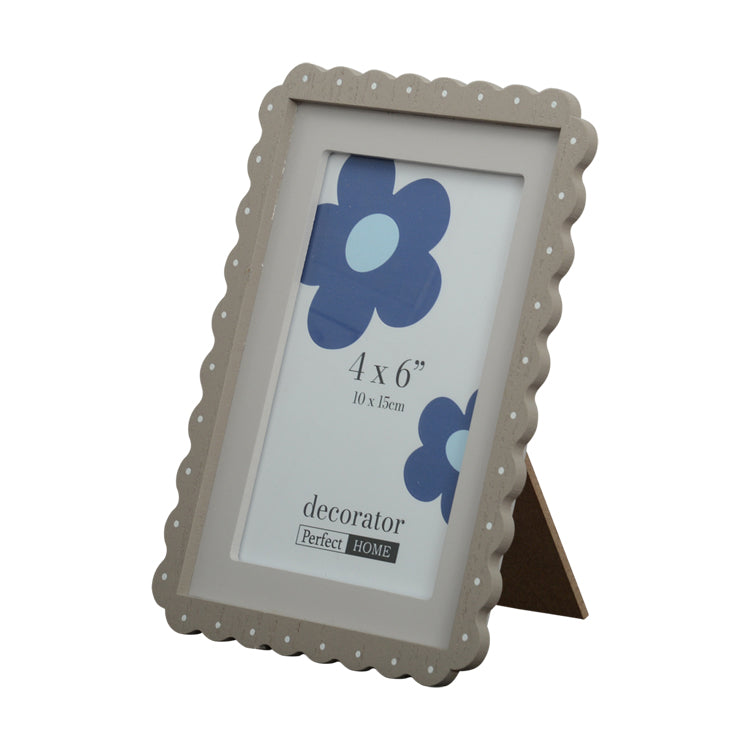 Aria 4x6 Inch Photo Frame Grey