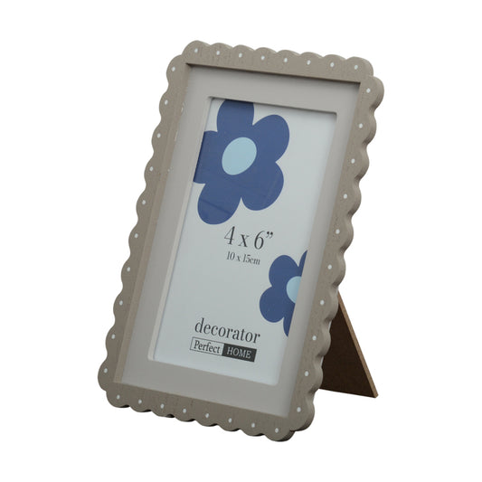Aria 4x6 Inch Photo Frame Grey