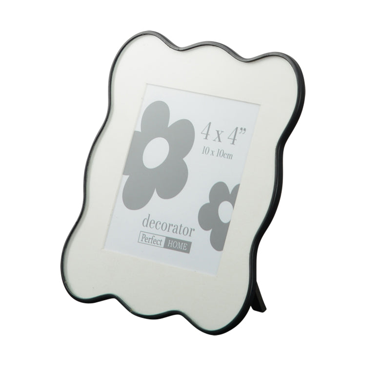 Aurora 4x4 Inch  Photo Frame Black