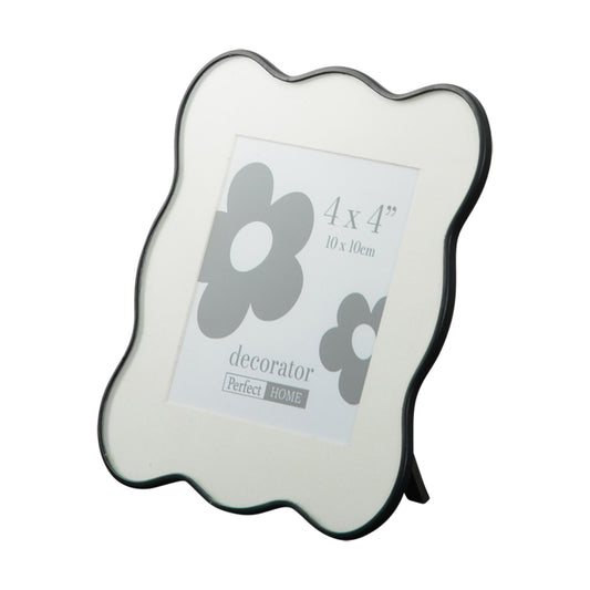 Aurora 4x4 Inch  Photo Frame Black
