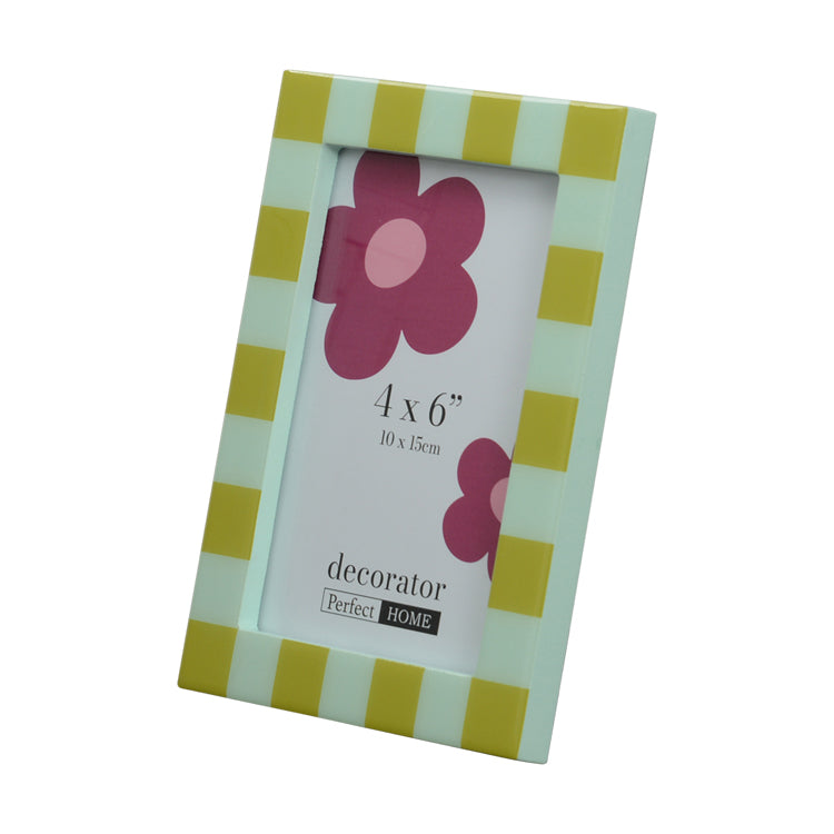 Belle 4x6 Inch Photo Frame Lime