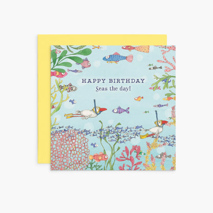 Seas the day - Twigseeds Greeting Card