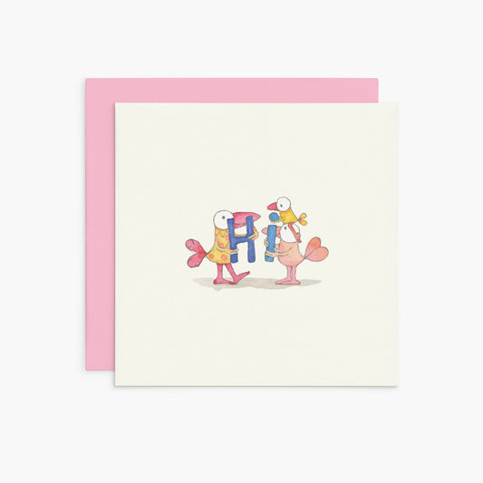 Hi - Twigseeds greeting card