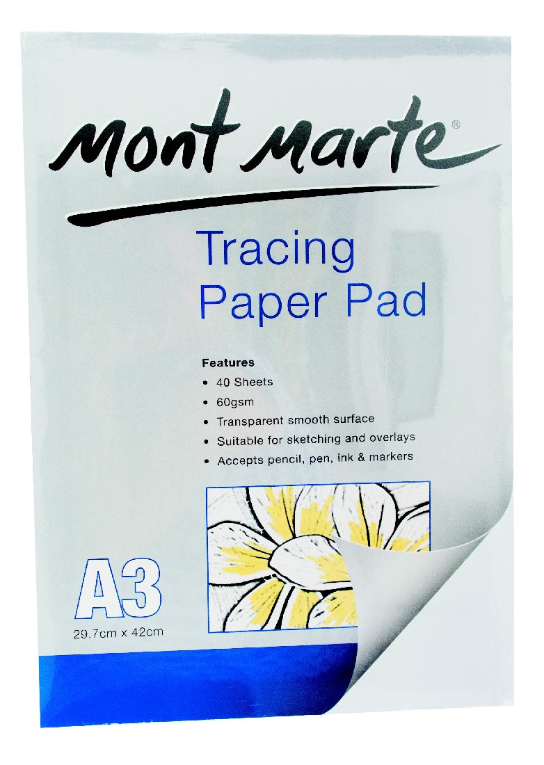 M.M. Tracing Paper Pad A3 60gsm 40 Sheets
