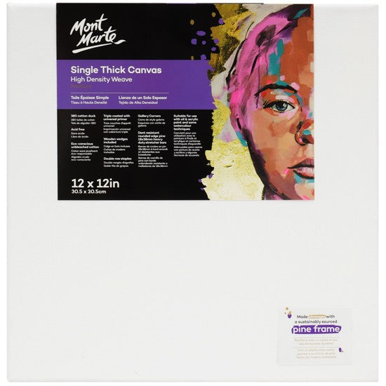 M.M. Premium Canvas Pine Frame St 30.5x30.5cm