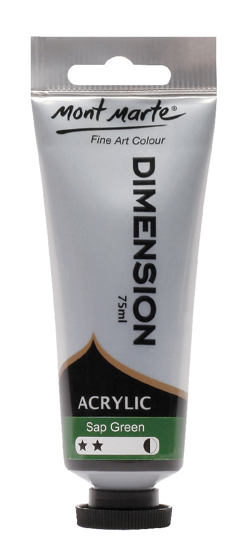 M.M. Dimension Acrylic 75mls - Titanium White